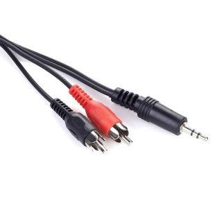 Аудіо-кабель Cablexpert 3.5 мм - 2хRCA (M/M), 20 м, Black (CCA-458-20M) CCA-458-20M фото