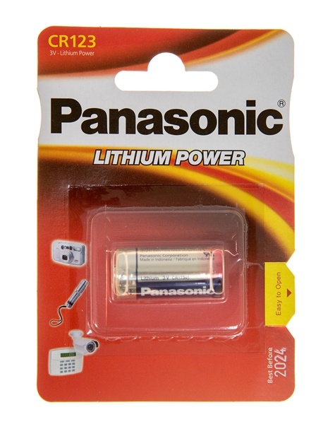 Батарейка Panasonic CR 123A BL 1шт CR-123AL/1BP фото