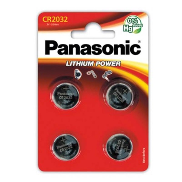 Батарейка Panasonic CR 2032 BL 4 шт CR-2032EL/4B фото